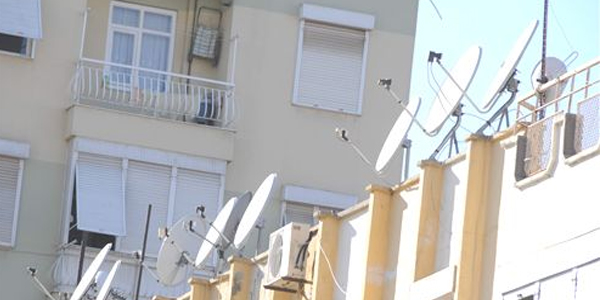 Çanak antenlerin görüntü kirliliği oluşturması