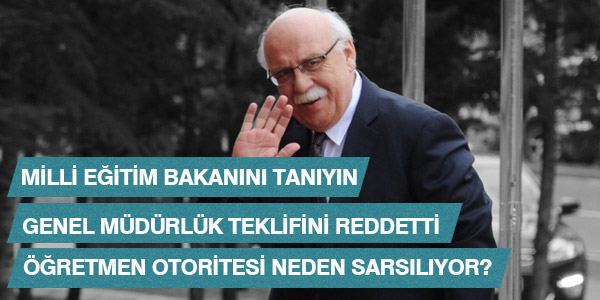 Nabi Avcı, 'tecrübem yok' diyerek Genel Müdürlüğü reddetmiş