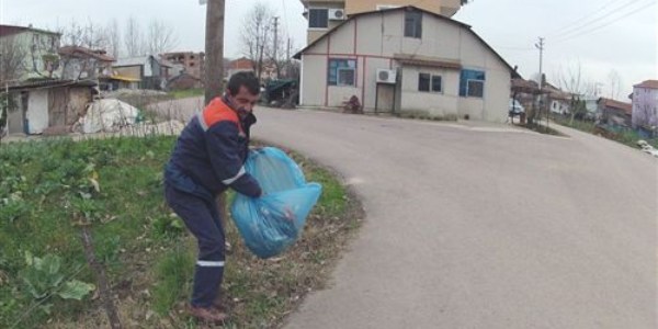 Başiskele'de temizlik çalışmaları