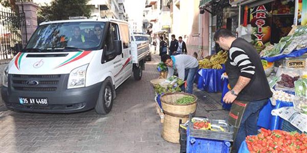 Zabıta operasyonunda arbede yaşandı