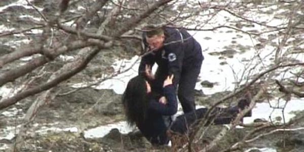 Polis son anda kurtardı