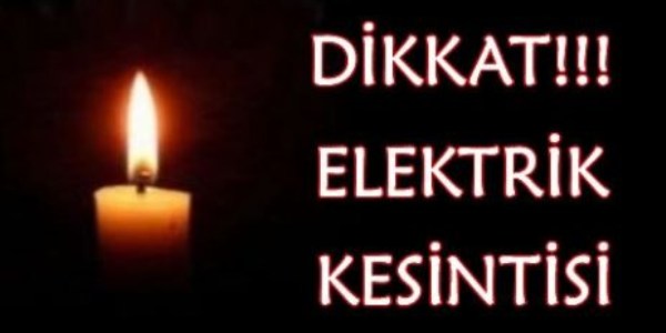 Kemer'de elektrik kesintisi