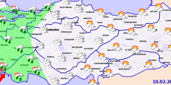 Havalar nasıl olacak? - Haritalı