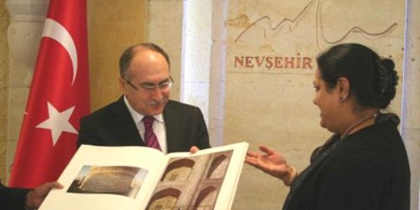 Hindistan Büyükelçisi Nevşehir'de