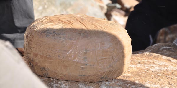 Parça tesirli bomba ele geçirildi