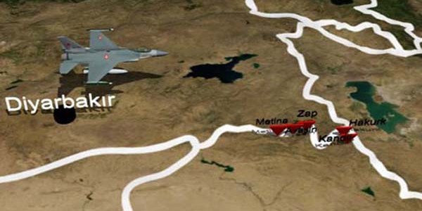 Kuzey Irak'taki PKK kampları bombalandı