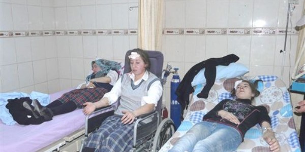 Yozgat'ta kaza yapan öğrencilerin durumu iyi