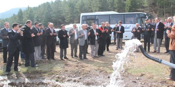 Tosya'da ie suyu iin tren dzenlendi