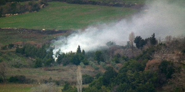 Hatay'a havan topu mermisi düştü