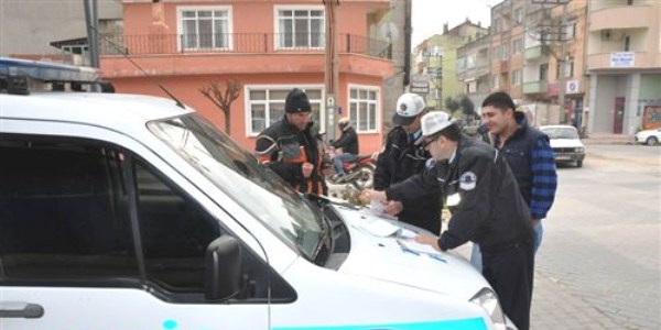 Gönen'de motosiklet denetimi