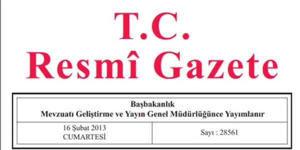 16/02/2013 tarihli atama kararları