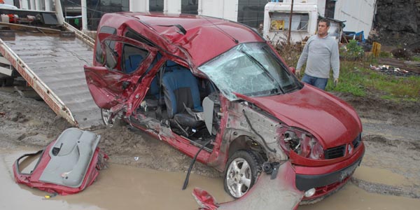 Samsun'da trafik kazası: 1 ölü, 3 yaralı
