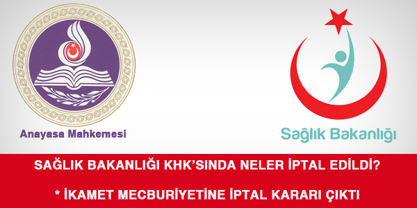 Sağlık personelinin ikamet mecburiyetine iptal kararı