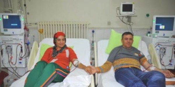 Diyaliz odasından nikah masasına
