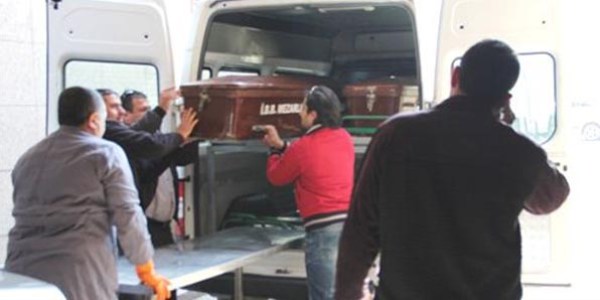 Kuzenlerin cenazesi adli tıp morgundan alındı