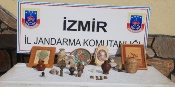Torbalı'da tarihi eser operasyonu