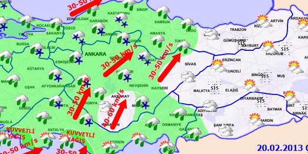 Havalar nasıl olacak? - Haritalı