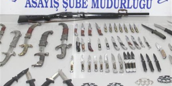 Samsun'da her türlü bıçak taşımak yasaklandı