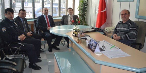 Emniyet Müdürü İncili'den, Yiğen'e ziyaret