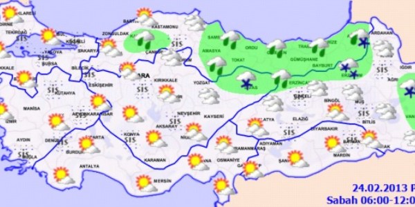 Havalar nasıl olacak?-HARİTALI