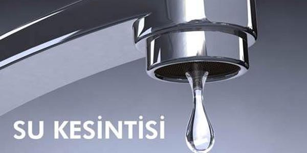 Manisa Belediyesi'nden su kesintisi uyarısı