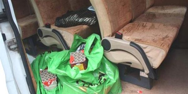 BDP'ye ait minibüste mühimmat bulundu