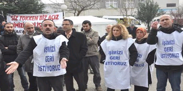Trabzon'da işten çıkartılan işci eyleminde yine arbede çıktı