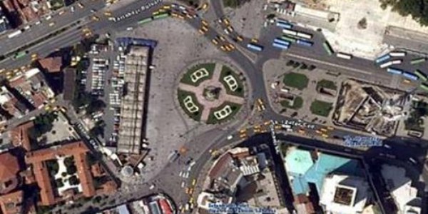 Taksim'de çalışmalar durdu