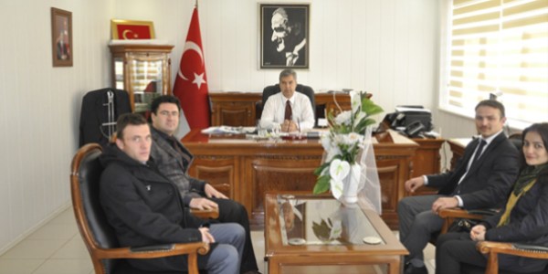 Öğretmenler kaymakamı ziyaret etti
