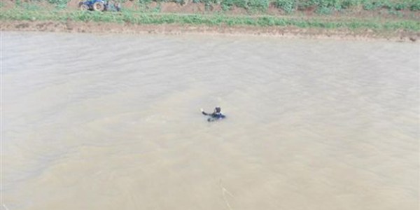 Afrin çayı'nda kaybolan şahsı arama çalışmaları sürüyor