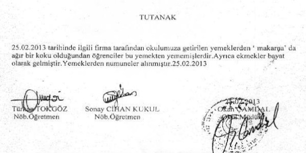 Dikkatli öğretmenler, öğrencilerin zehirlenmesini önledi