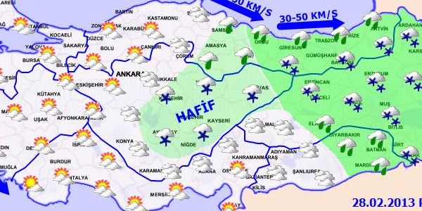 Hafta sonu havalar nasl olacak? - Harital