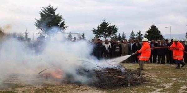 Ereğli'de gönüllü itfaiyeciler eğitildi
