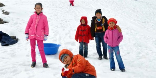 Erzurum'da okullara kar tatili