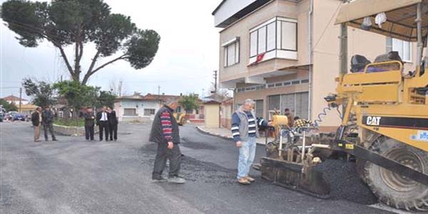 Asfalt yenileme çalışması yapıldı