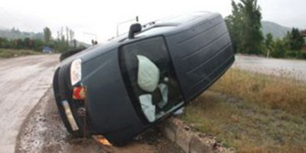 Samsun'da trafik kazası: 1 ölü, 4 yaralı