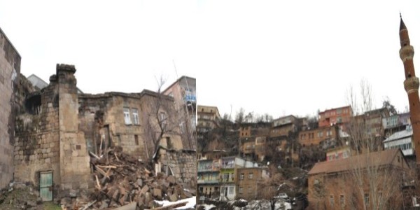 Tarihi Bitlis evleri yıkılma tehlikesi yaşıyor