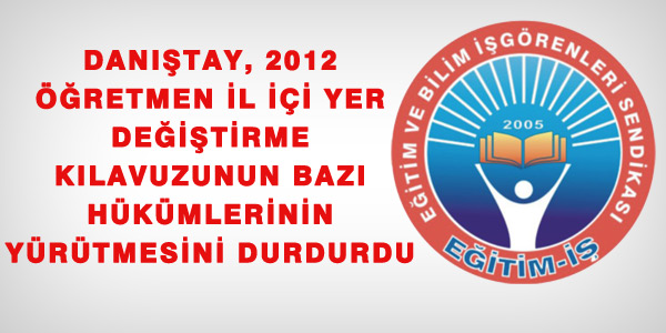 Danıştay'dan, 2012 MEB il içi kılavuzuna dair önemli karar