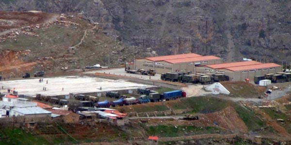 Çukurca'da askeri hareketlilik