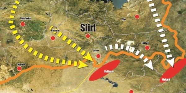 İşte çekilme haritası