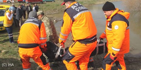 Sulama göletine giren şahıs boğuldu