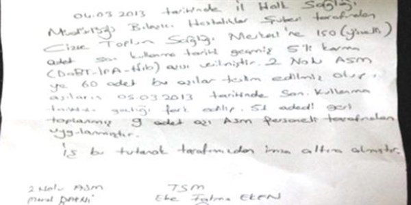 Şırnak'ta çocuklara tarihi geçmiş aşı yapıldı