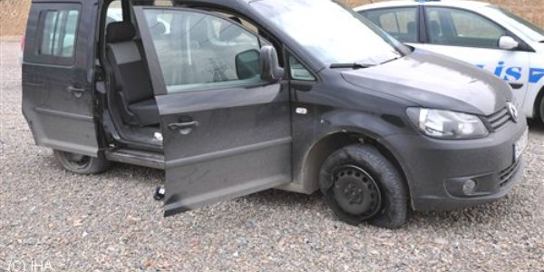 Polis, kaçan araca kurşun yağdırdı