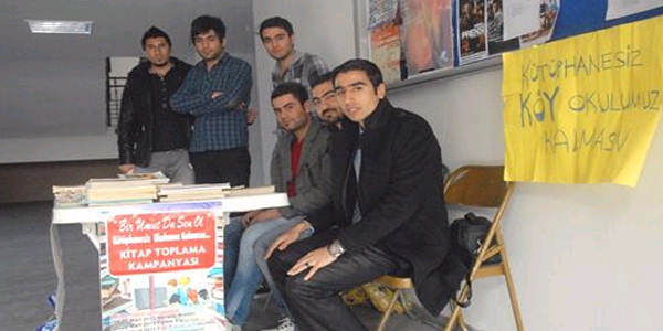 Üniversite öğrencilerinden köy okulları için kütüphane atağı