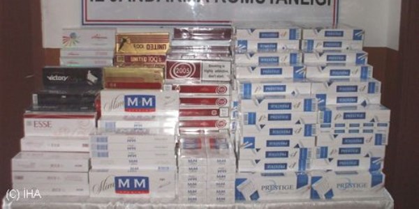 Jandarma'dan kaçak sigara operasyonu