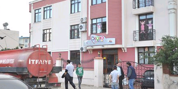 Kreşte yangın paniği
