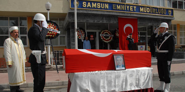 Hayatını kaybeden emniyet müdürü için tören düzenlendi