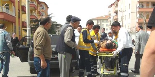 Aksaray'da trafik kazası: 1 yaralı