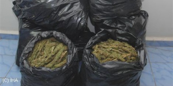 Siverek'te 59 kilo 655 gram esrar ele geçirildi
