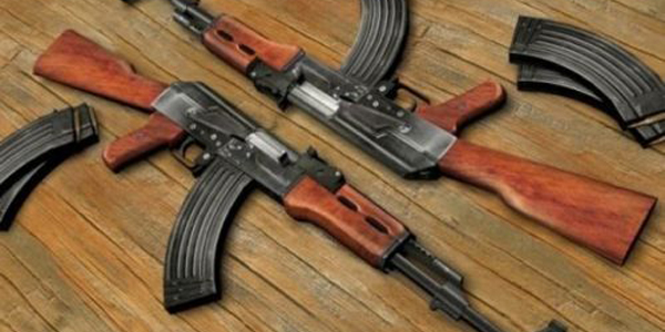 Sınırda 2 adet kalaşnikof tüfeği ele geçirildi